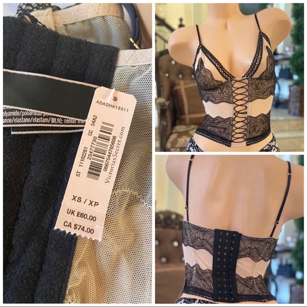 🎉victoria secret NEW lace corset